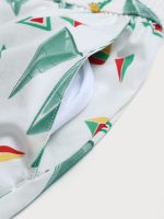The Sailing Triangle Beach Men's 7" Swimming Trunks - Image 4