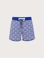 The Navy Waves Men's 5" Swimming Trunks