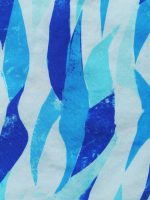 Blue Geometric Men's 5" Beach Swimming Trunks - Image 7