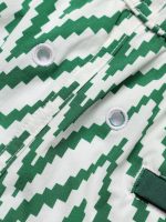 The Green Geometric Beach Men's 5" Swimming Trunks - Image 6
