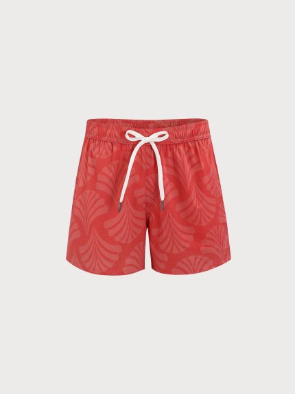 The Red Beach Men's 5" Swimming Trunks