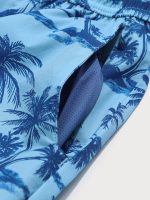 Blue Tree Beach Men's 7" Swimming Trunks - Image 5