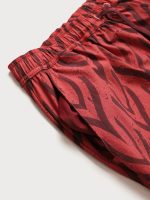 The Wine Red Beach Men's 5" Swimming Trunks - Image 6