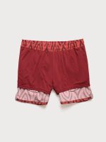 The Wine Red Beach Men's 5" Swimming Trunks - Image 4