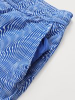 The Navy Striped Beach Men's 5" Swimming Trunks - Image 5