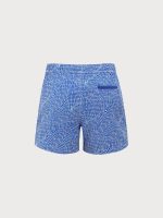 The Navy Striped Beach Men's 5" Swimming Trunks - Image 2