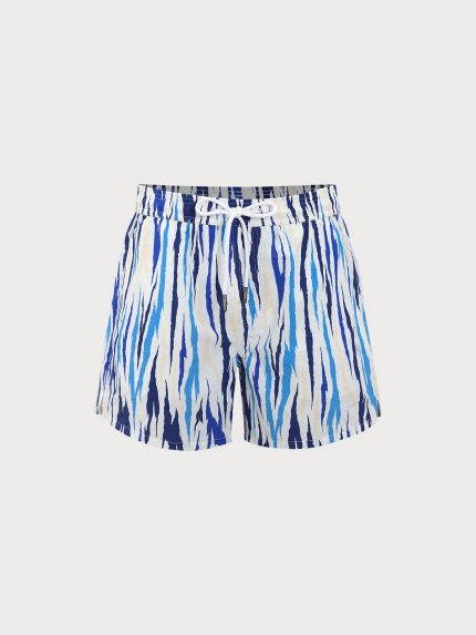 Hapnix® - The Blue Glacier Men's 5" Swim Trunks