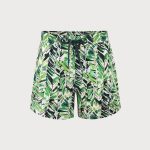 Hapnix® - The Green Jungle Men's 5" Swim Trunks
