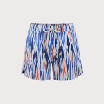 Hapnix® - The Blue Colorblock Men's 5" Swim Trunks
