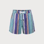 Hapnix® - The Colorful Stripe Men's 5" Swim Trunks
