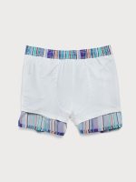 Hapnix® - The Colorful Stripe Men's 5" Swim Trunks - Image 3