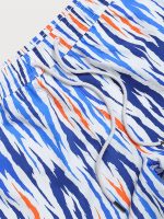 Hapnix® - The Blue Colorblock Men's 5" Swim Trunks - Image 3
