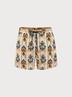 Hapnix® - Men's Khaki 5" Swim Trunks - Image 5