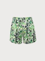 Hapnix® - The Green Jungle Men's 5" Swim Trunks - Image 2