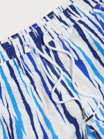 Hapnix® - The Blue Glacier Men's 5" Swim Trunks - Image 4