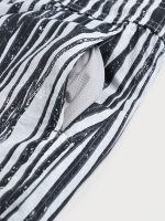 Hapnix® - The Zebra Stripe Men's 5" Swim Trunks - Image 4