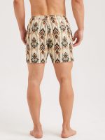 Hapnix® - Men's Khaki 5" Swim Trunks - Image 3