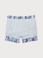 Hapnix® - The Blue Glacier Men's 5" Swim Trunks - Image 3