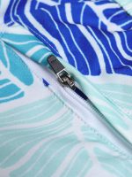 Blue Contrast Beach Men's 7" Swimming Trunks - Image 6