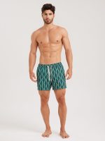 Hapnix® - Men's Green 5" Swim Trunks - Image 5