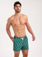 Hapnix® - Men's Green 5" Swim Trunks - Image 6