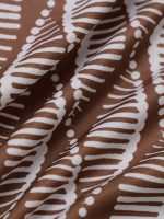 Brown Spiral 7" Crossover Swim Trunks - Image 6