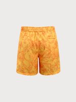 The Yellow Floral Beach Men's 7" Swimming Trunks - Image 2
