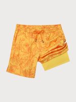 The Yellow Floral Beach Men's 7" Swimming Trunks - Image 3