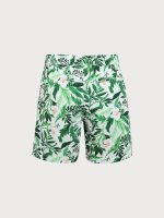 Hapnix® - The Green Floral Men's 7" Swim Trunks - Image 7
