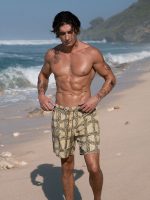 Hapnix® - The Coffee Knot Men's 7" Swim Trunks - Image 3