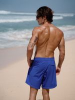 Hapnix® - The Blue Men's 7" Swim Trunks - Image 3
