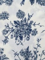Men's Blue Floral Print Casual T-Shirt - Image 6