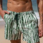 Hapnix® - The Green Rift Men's 5" Swim Trunks