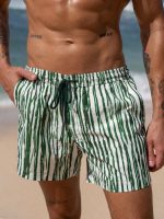 Hapnix® - The Green Rift Men's 5" Swim Trunks