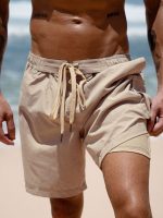 Hapnix® - The Camel Beach Men's 7" Swimming Trunks - Image 2