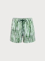 Hapnix® - The Green Rift Men's 5" Swim Trunks - Image 9