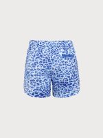 Hapnix® - The Blue Leopard Men's 5" Swim Trunks - Image 5