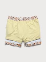 Hapnix® - Orange Floral Men's 5" Swim Trunks - Image 3