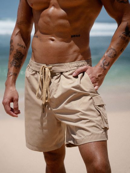 Hapnix® - The Camel Beach Men's 7" Swimming Trunks