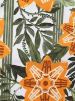 Hapnix® - The Orange Floral Men's 7" Swim Trunks - Image 8