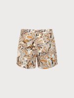 Hapnix® - Orange Floral Men's 5" Swim Trunks - Image 2