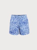 Hapnix® - The Blue Leopard Men's 5" Swim Trunks - Image 4