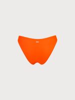 ECONYL® Orange Low Waisted Bikini Bottom - Image 6