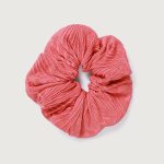 Red Jacquard Scrunchie