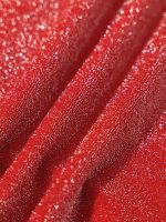 Red Lurex No Padding One-Piece Swimsuit - Image 5