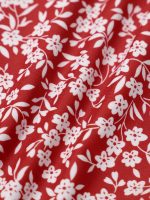 Red Reversible Floral Halter Bikini Top - Image 11