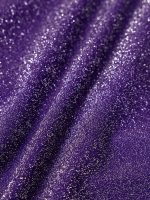 Purple Solid Lurex Bikini Bottom - Image 8