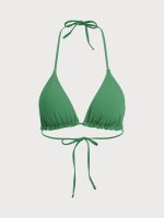 Halter Reversible Bikini Top-Green - Image 8