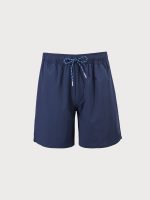 The Navy Blue Beach Men's 7" Swimming Trunks