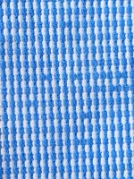 Blue Textured Striped Knot Bikini Top - Image 8
